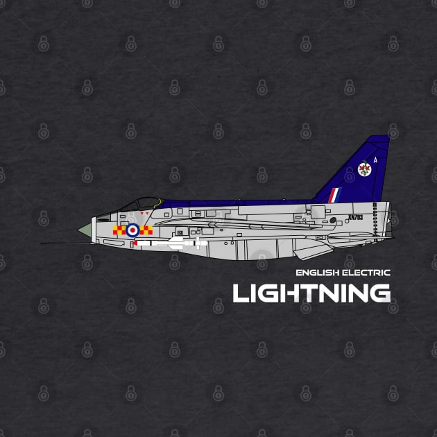 English Electric Lightning (92 Sqd RAF) by BearCaveDesigns